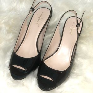 Cole Haan Patent Peep Toe Pump